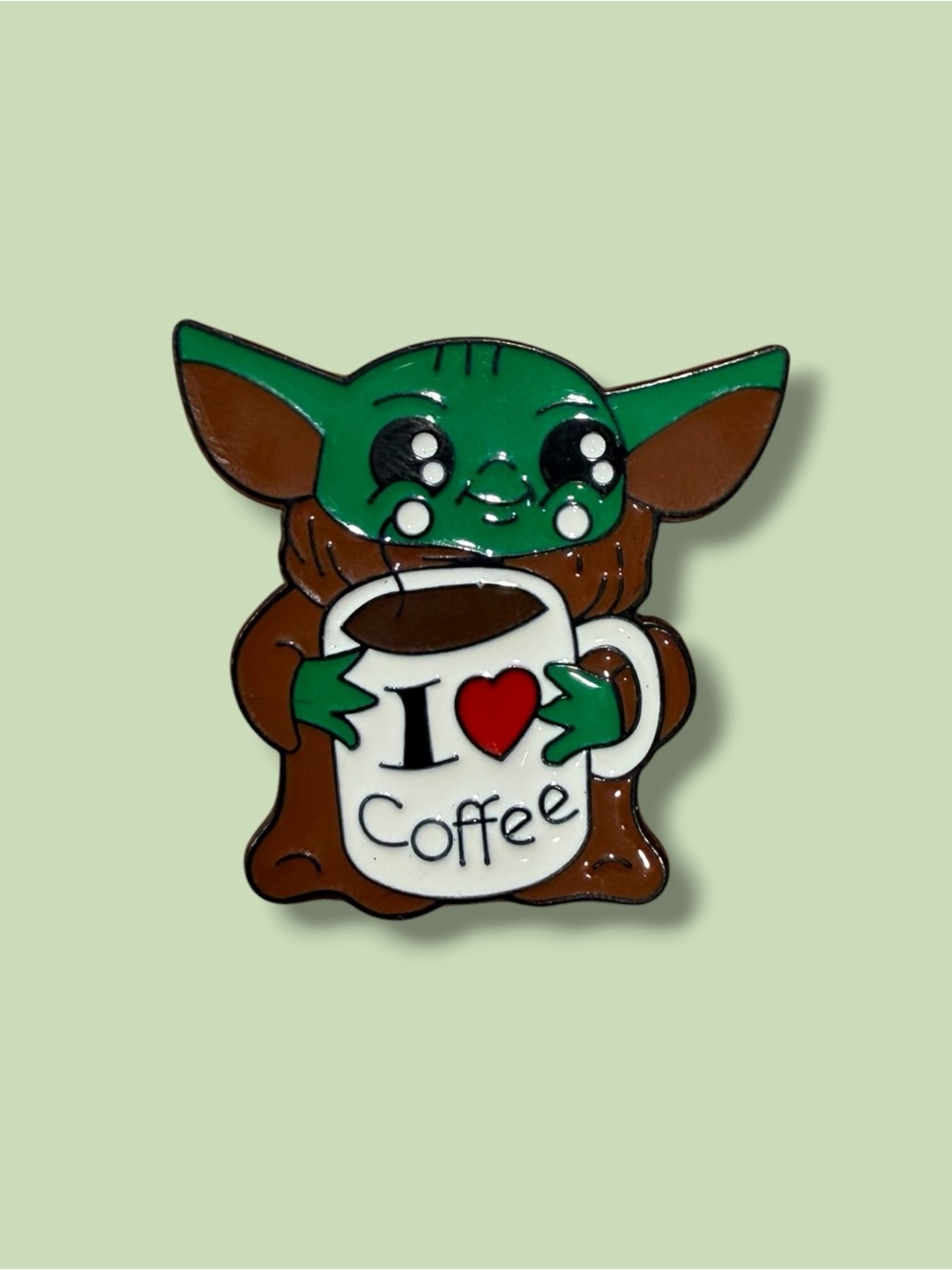 3 for $15 - Grogu Pin Holding "I ♥ Coffee" Mug